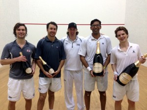 (L-R) Jonny Smith, John White, Ben Gould, Baset Chaudhry, and Michael Ferreira. 