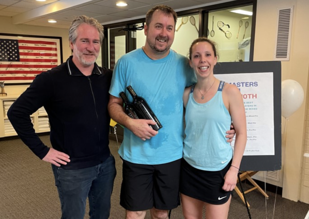 White & Stoker Win Inaugural Onwentsia Mixed Pro Doubles